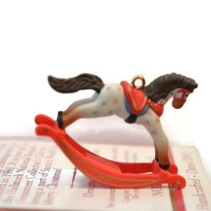 Hallmark Miniature Rocking Horse Ornament 2001